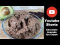 Chocolate Avocado Ice Cream #Shorts