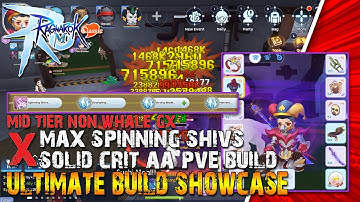 Ragnarok M: Classic Mid Tier Crit AA non Whale GX Full PVE Build Showcase