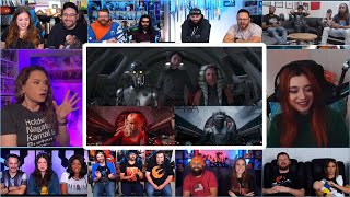 Youtubers React To Ahsoka,Sabine \& Huyang Vs Shin \& Martin Space Battle | AHSOKA Ep3 Reaction Mashup