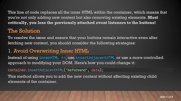 Fixing Button Clicks with Fetch API and Express.js