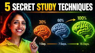 How Toppers Memorize Everything🧠| 5 Secret Study Techniques (Boost Your Memory Fast)