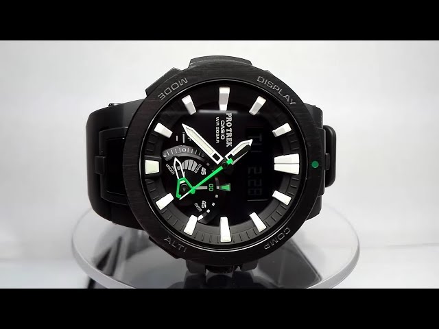 Casio Pro Trek PRW-7000-1AER watch video Module 5480 - YouTube
