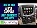 Jeep Cherokee Apple Carplay, 2014-2019 Jeep Cherokee Uconnect 8.4 Apple CarPlay Android Auto Upgrade