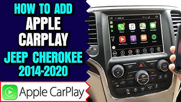 Jeep Cherokee Apple Carplay, 2014-2019 Jeep Cherokee Uconnect 8.4 Apple CarPlay Android Auto Upgrade
