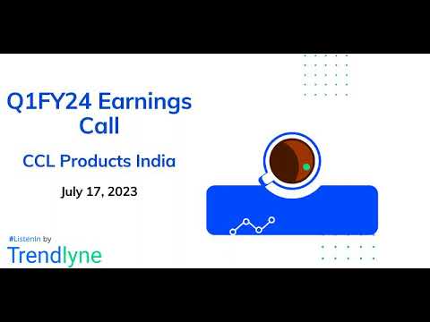 CCL Products India Earnings Call for Q1FY24 - YouTube