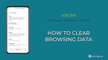 How to Clear Browsing data - Xiaomi Mi Browser [Android 11 - MIUI 12]