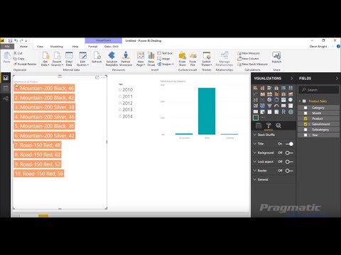 Power BI Custom Visuals - Enlighten Stack Shuffle