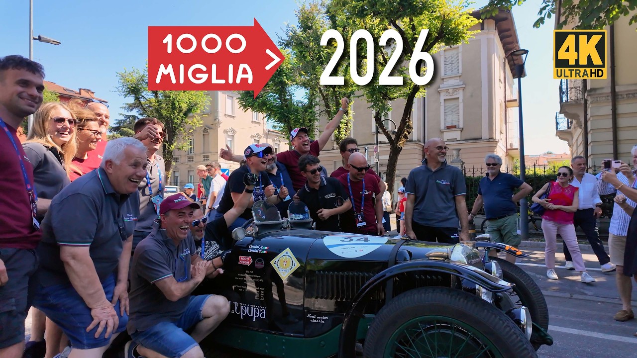 MILLE MIGLIA 2026: Italy's Legendary Classic Car Race (4K Drone