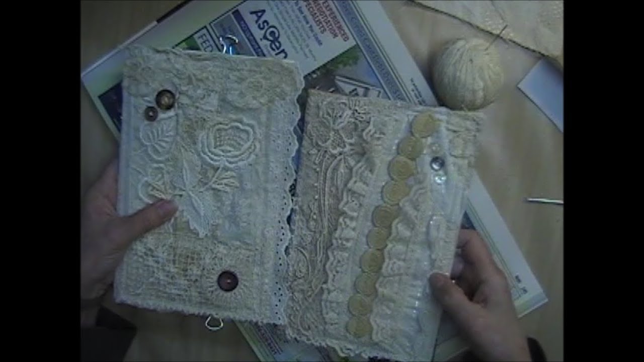 Junk Journal Cover Tutorial - How I Make Them - YouTube