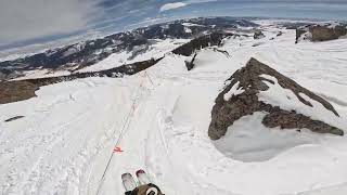 Skiing Teocalli Bowls & Third Bowl Crested E Colorado March 2024