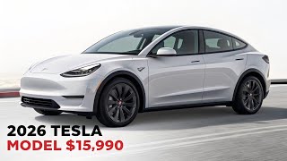 2026Tesla Model 2 $15,990 Finally Launch On October, Elon Musk LEAKED BIGGEST Pre-order EVER! 