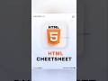 HTML Cheat Sheet: Everything You Need to Get Started!