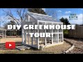 Welcome to our Greenhouse! (Custom DIY Greenhouse)