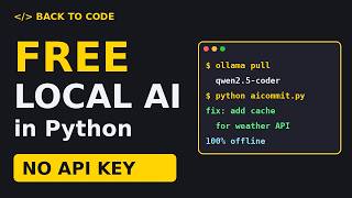 Run a Local LLM in Python with Ollama (Free, Private, Offline) Update