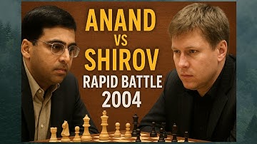 Anand Defeats Shirov in Mainz 2004 Rapid Match