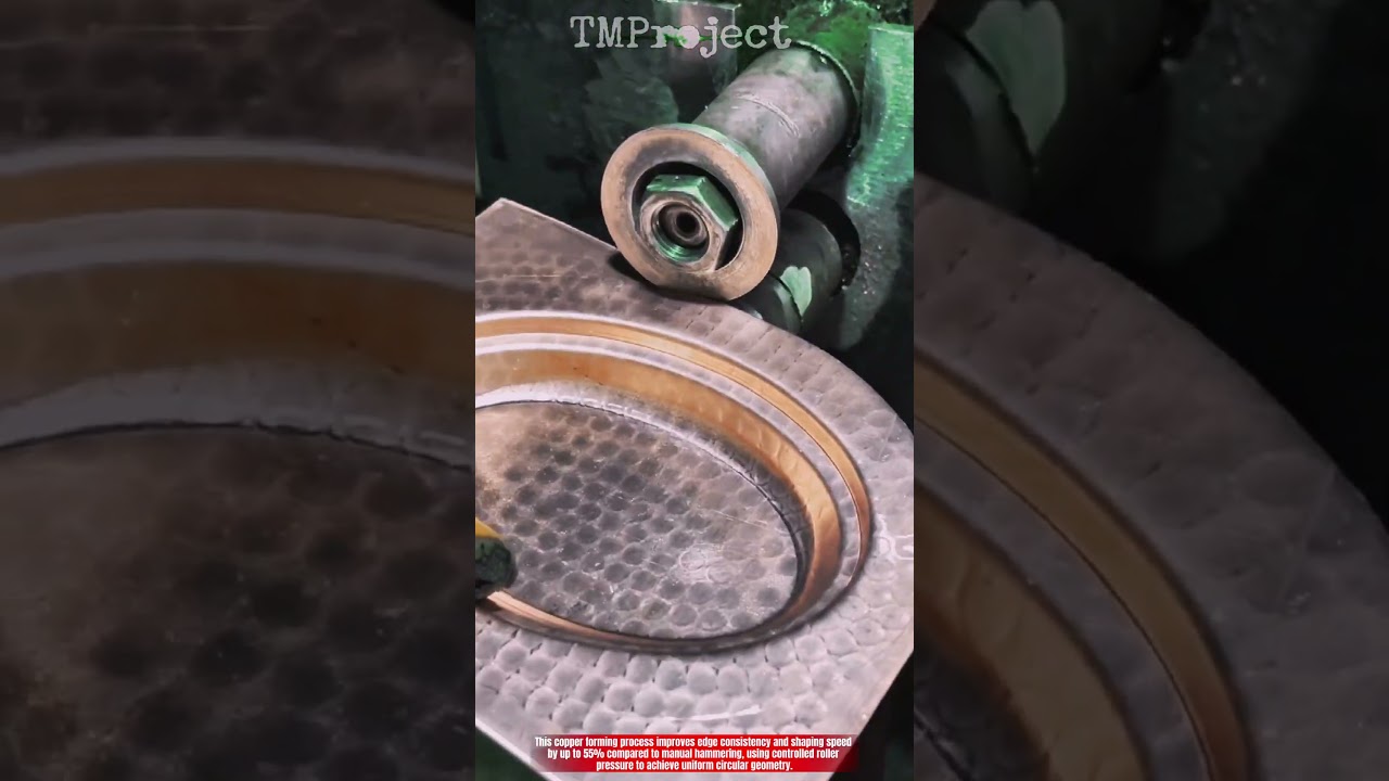 Innovative Copper Plate Forming Machine : Best Precise Circular Edge Shaping