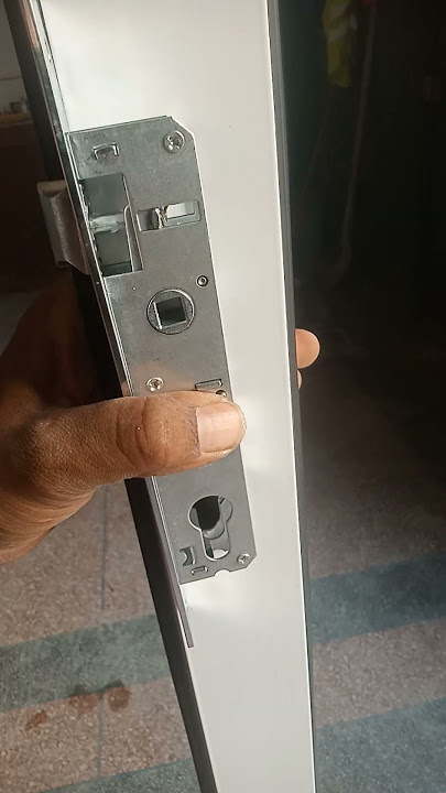 طريقة تركيب قفل الباب كانو