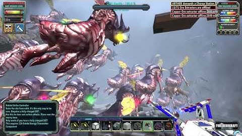 Fortresscraft Evolved - Nuking my first overlord !