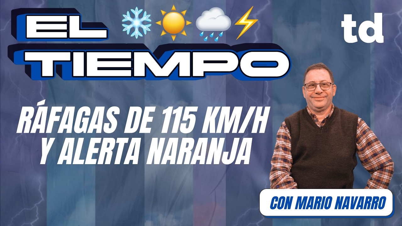 ⚠️ Alerta naranja: Viento, granizo y brusco descenso de temperatura en argentina