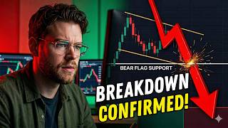 Bitcoin Bear Flag BREAKDOWN Confirmed? How To Trade The Crash!