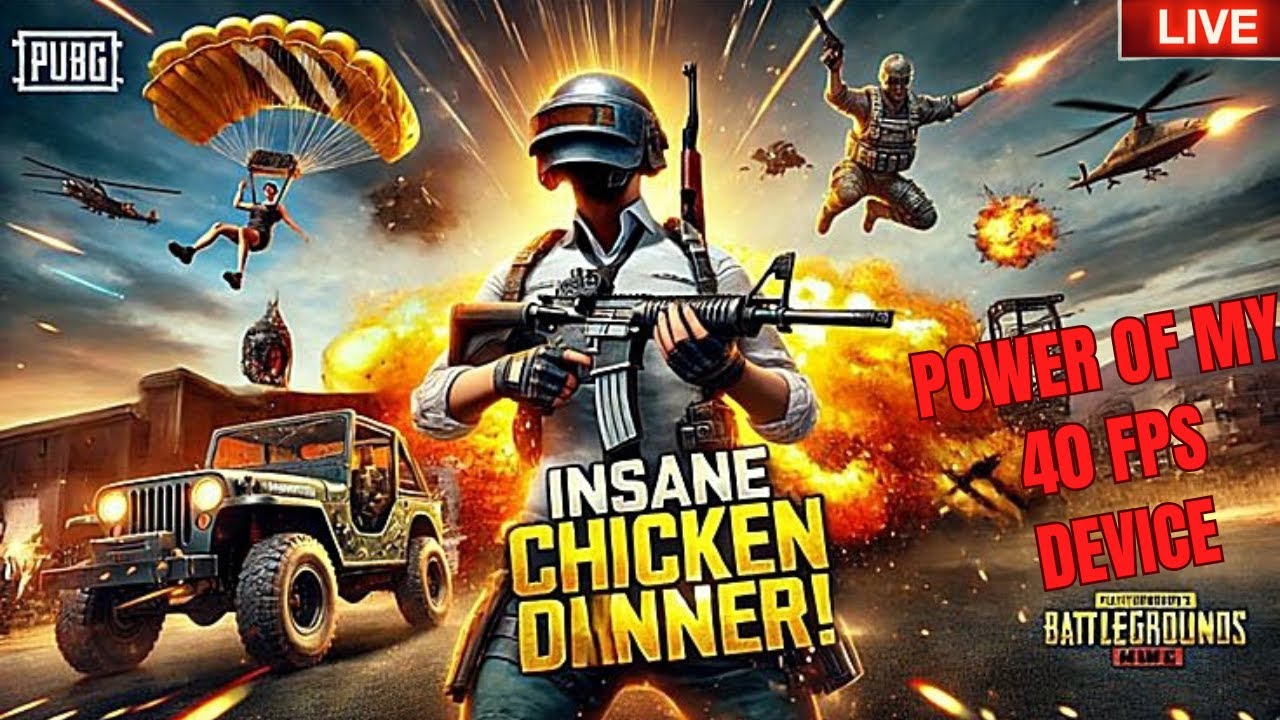 40 Fps Device Live Gameplay | Saadking46yt | Pubg Live Stream