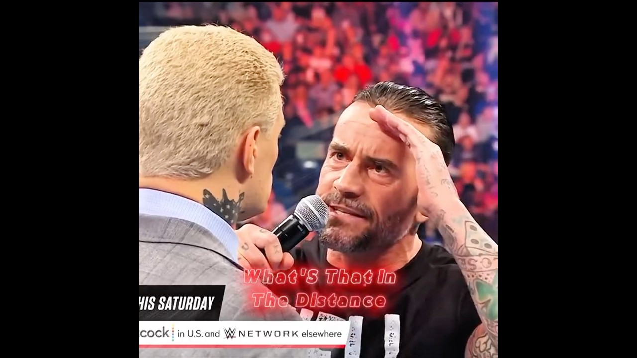 CM Punk warned Cody about The Rock Randy Orton John Cena | Punk vs Cody | #shorts #wwe