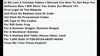 Wizard 101 Codes