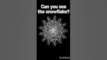 Can you see the snowflake? (II) #visualization #astrology #mathematics #coding #matlab #snowflakes