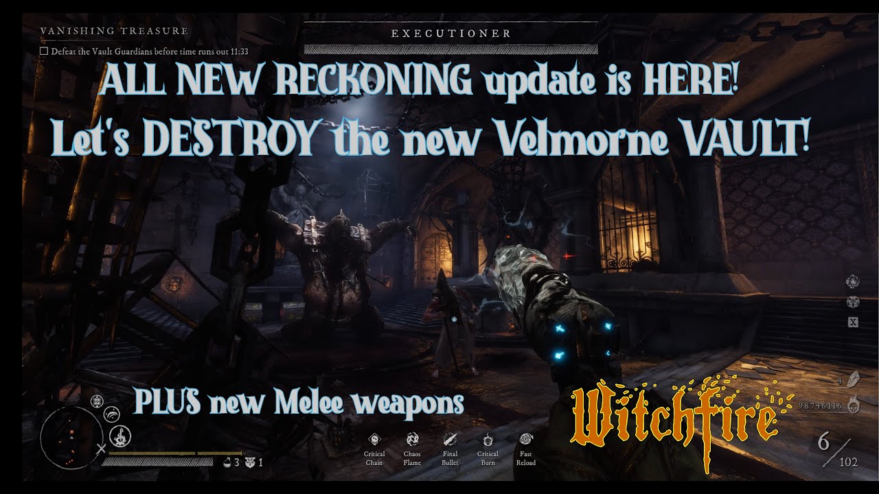ОГОНЬ ВЕДЬМ! Совершенно новое обновление Reckoning с прохождением ХРАНИЛИЩА ВЕЛМОРНА!