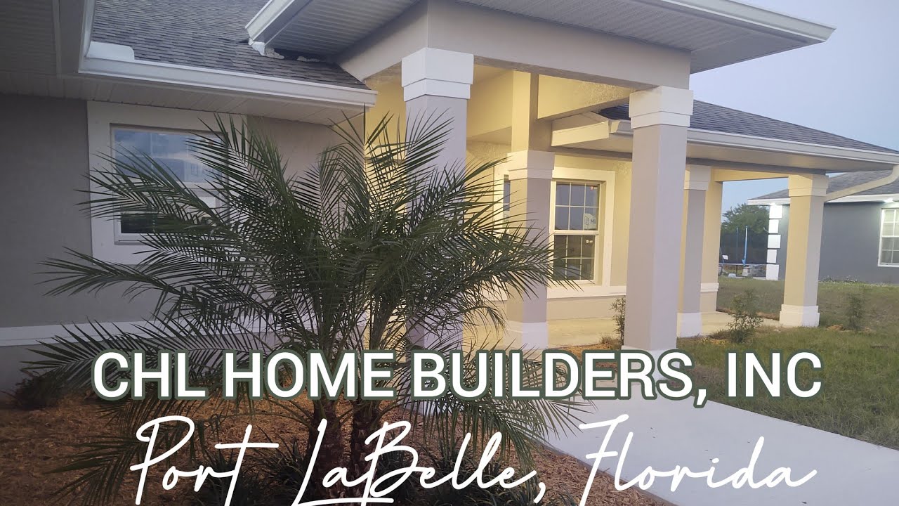 CHL HOME BUILDERS HAMPTON II MODEL. 3 BEDROOM, 2 BATHROOM, 1 CAR GARAGE Port LaBelle, Florida