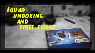 Iquad Unboxing and First Flight