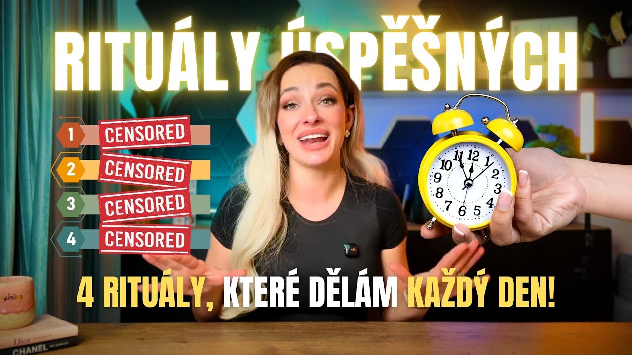 4 RITUÁLY, které dělá každý ÚSPĚŠNÝ člověk! Jaké aktivity dělám každý den a jak mi pomáhají?