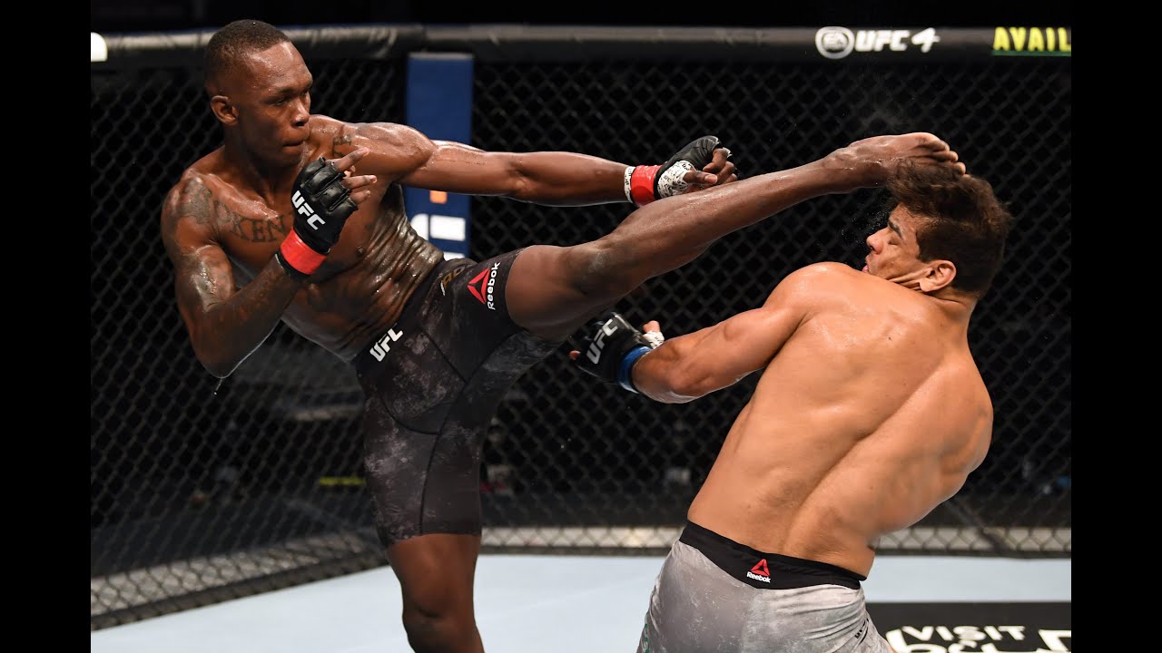 OOOUCH!!! ADESANYA SPLIT OPEN PAULO COSTA's EYE BY HEAD KICK - UFC 253| Slow Motion