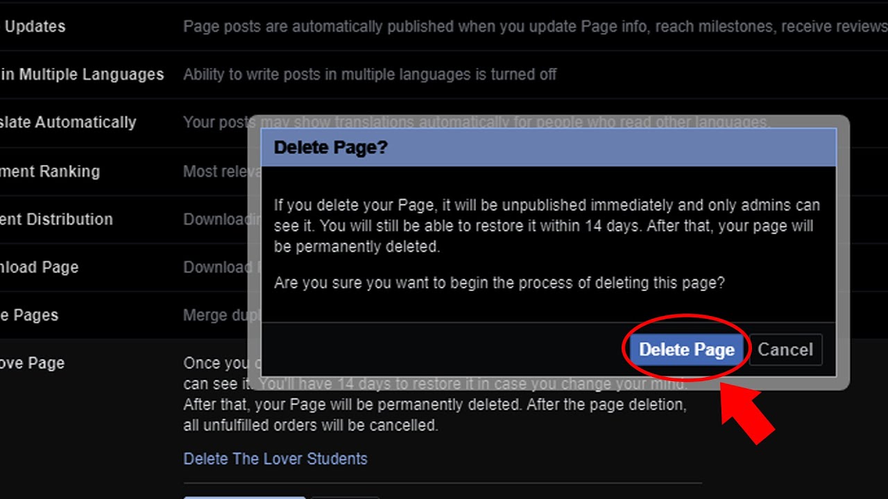 how to delete facebook page permanently!!! 2022 || Easy Steps