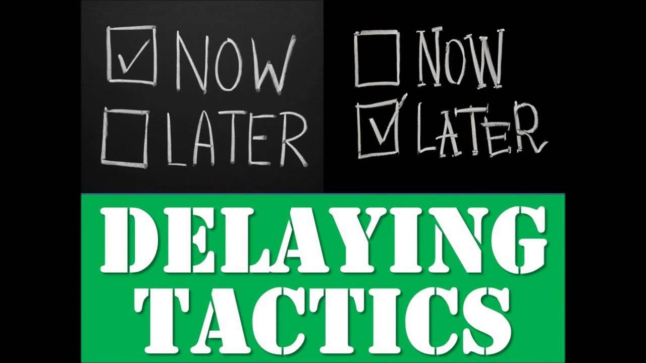 Delaying Tactics Derike Saucier YouTube