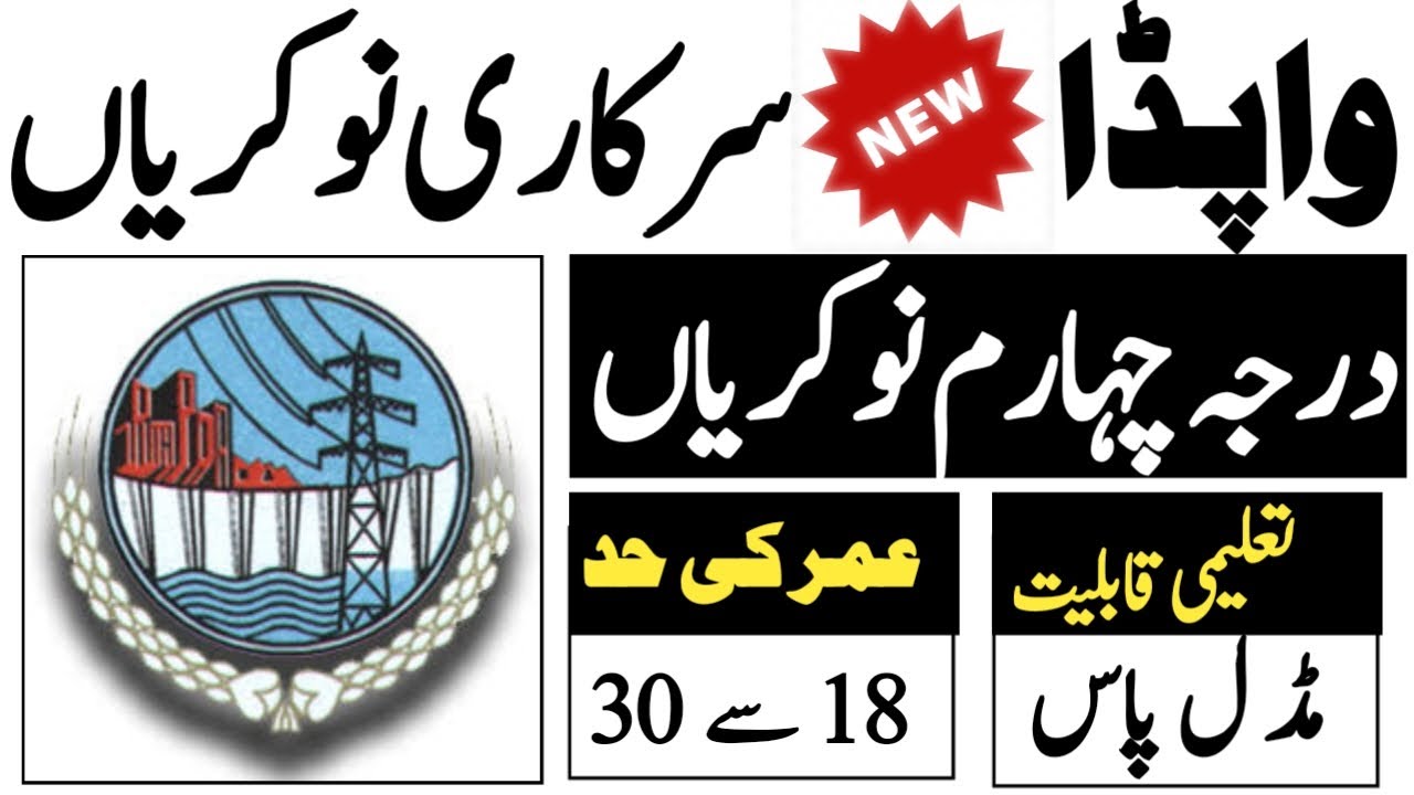 WAPDA water and power development authority new jobs 2024 YouTube