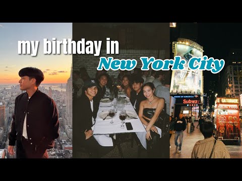 new york vlog 🌃🍎 | bday in the city, what i ate, exploring, biking around central park, shopping