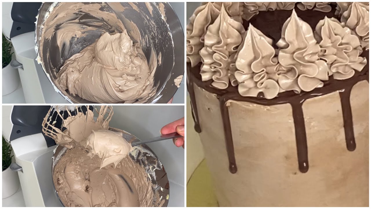 كريمة الزبدة السويسرية بالشوكولاتة 😋 ‏اعطيتكم ‏جميع  اسرار ناجحها ‏من ‏أول مرة😁