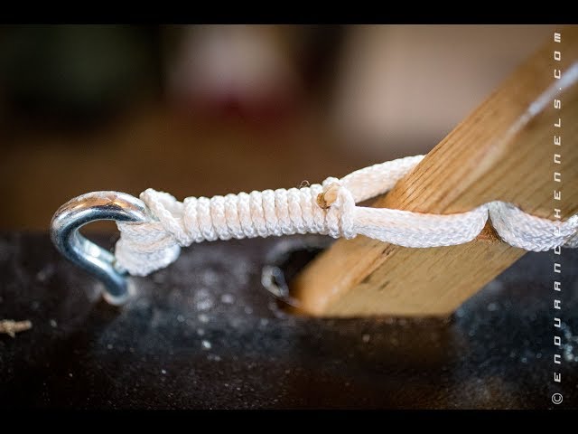 How to Tie a Wooden Dog Sled // Sled Repairs class=