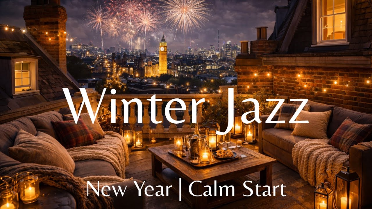 Winter Jazz | New Year - Calm Start | Cosy Smooth Jazz for Reflection 🍾🎇🎷