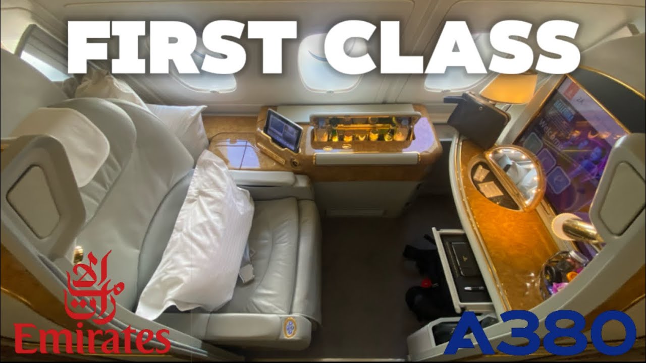 Flying Emirates A380 for 16 HOURS in FIRST CLASS from DUBAI - HOUSTON