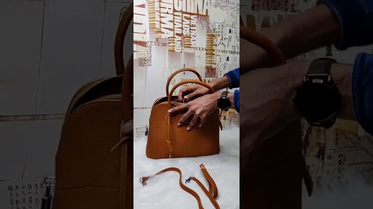 High Quality Brown Hand Bag (With Lock And Key)