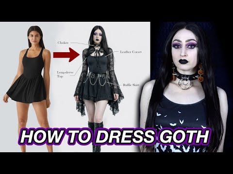 How To Dress Goth Using "normal" Clothing | Halara Review& Try On 🖤