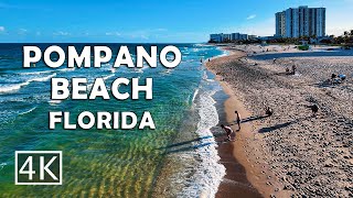 [4K] Pompano Beach Florida - Walking Tour