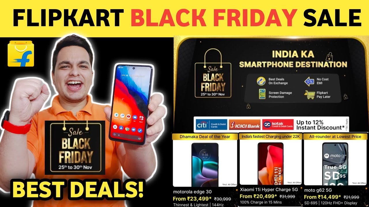 Flipkart BLACK FRIDAY Sale 2022 10 Best Smartphone Deals Flipkart