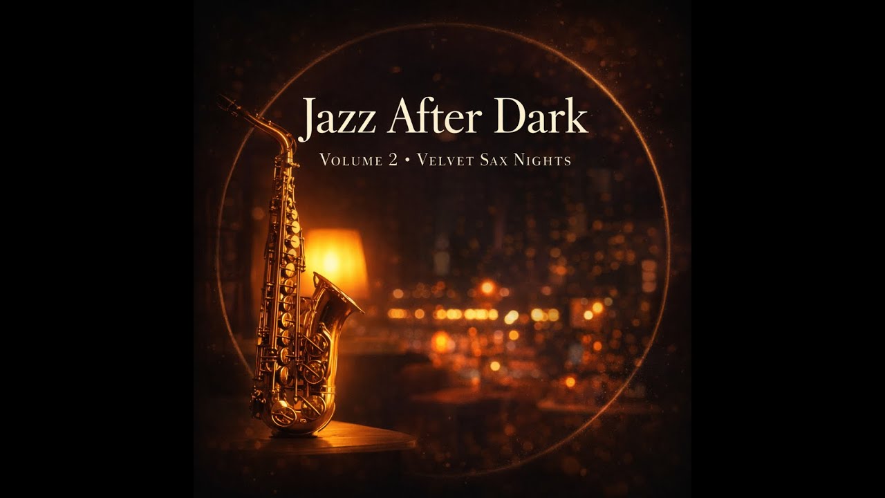 Jazz After Dark Vol. 2 – Velvet Sax Nights | Chill Jazz Lounge • Late Night Vibes