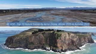 4K HDR - Top 10 Nature Scenes by Aerial Drone: Winter 2025 to Autumn 2026 - Cinematic Music