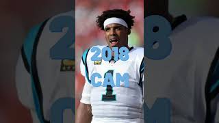 Ranking Every Cam Newton Season! #shorts #nfl