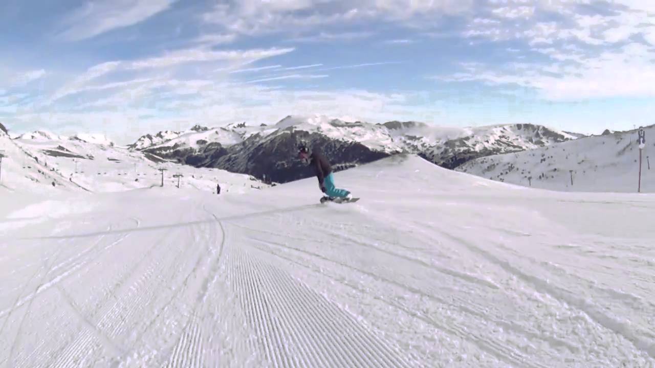 Snowboarding in Soldeu Andorra 2011 YouTube