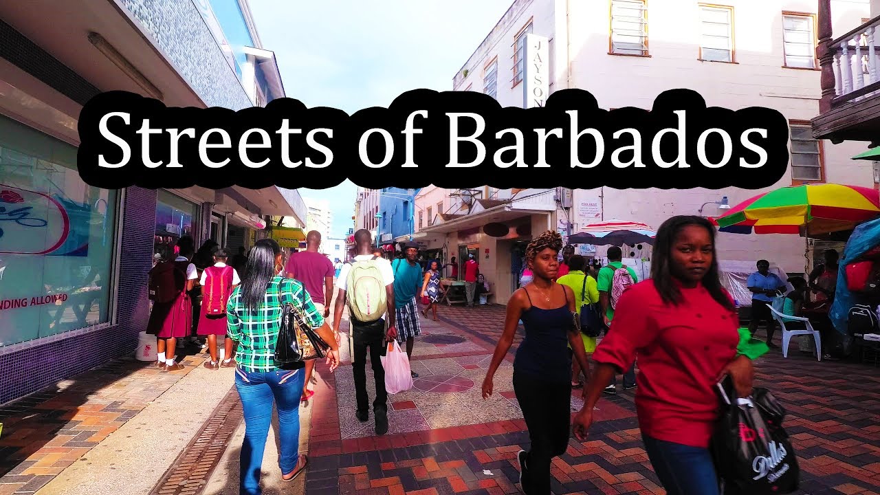 Barbados Streets Walking Around Bridgetown 2017 Youtube